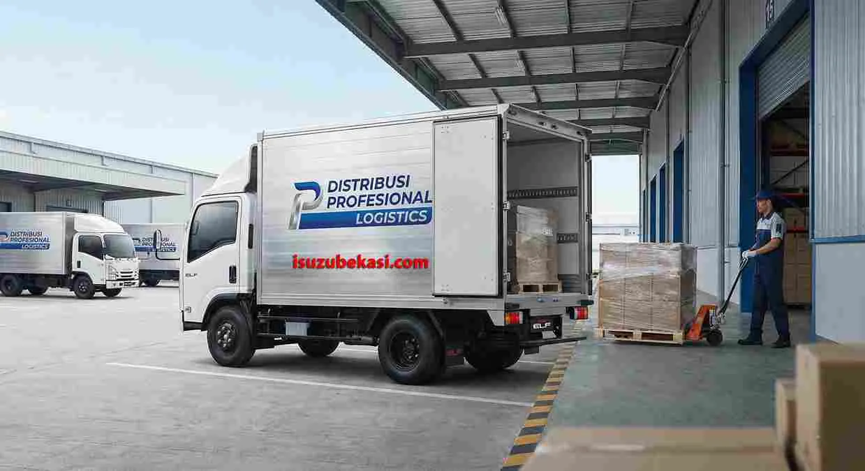 Isuzu Elf Karoseri Box Aluminium untuk Distribusi Profesional