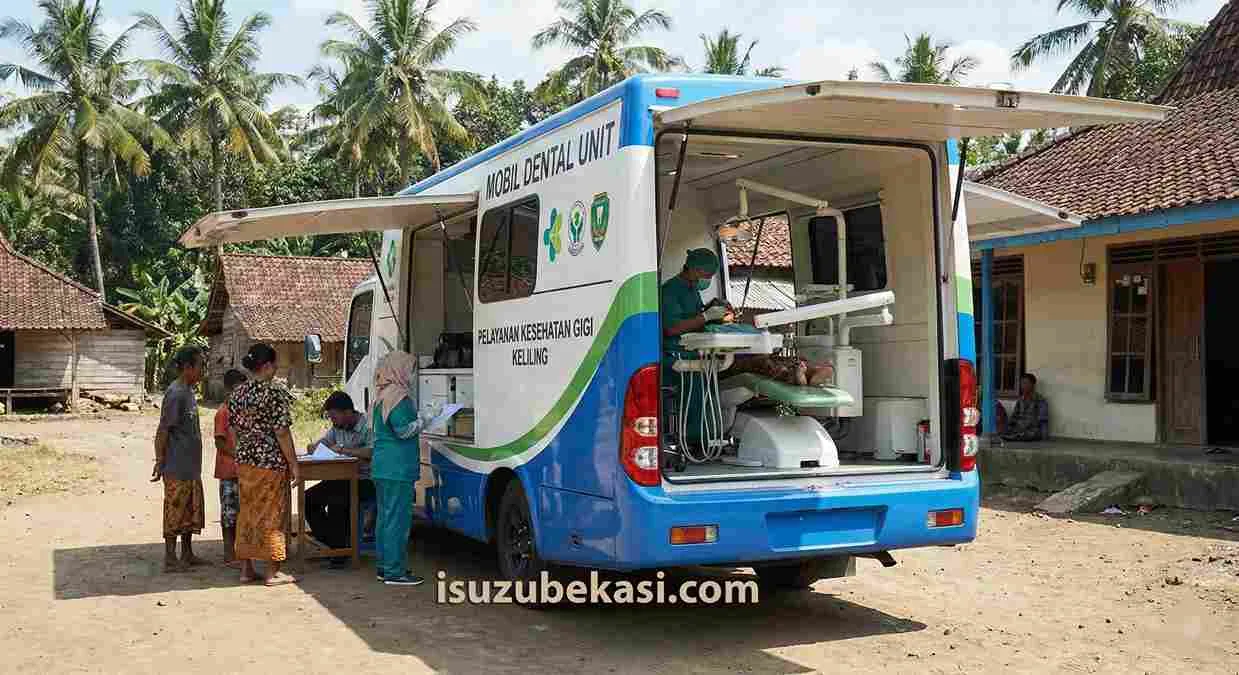 Isuzu Elf Mobil Dental Unit untuk Pelayanan Kesehatan Gigi Keliling