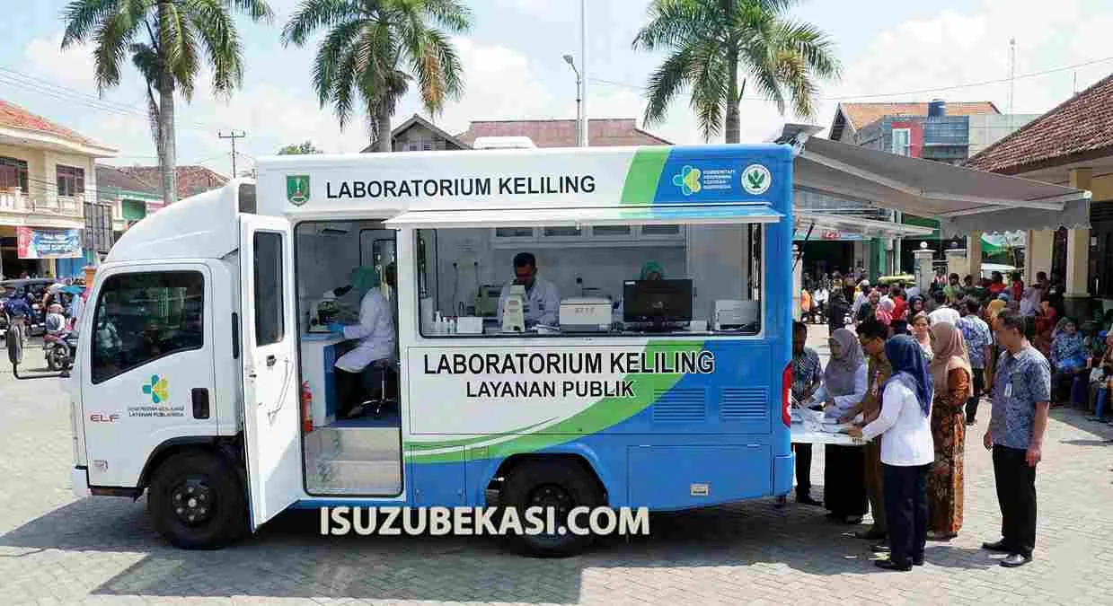 Isuzu Elf Mobil Laboratorium Keliling untuk Layanan Publik Isuzu Elf Mobil Laboratorium Keliling untuk Layanan Publik