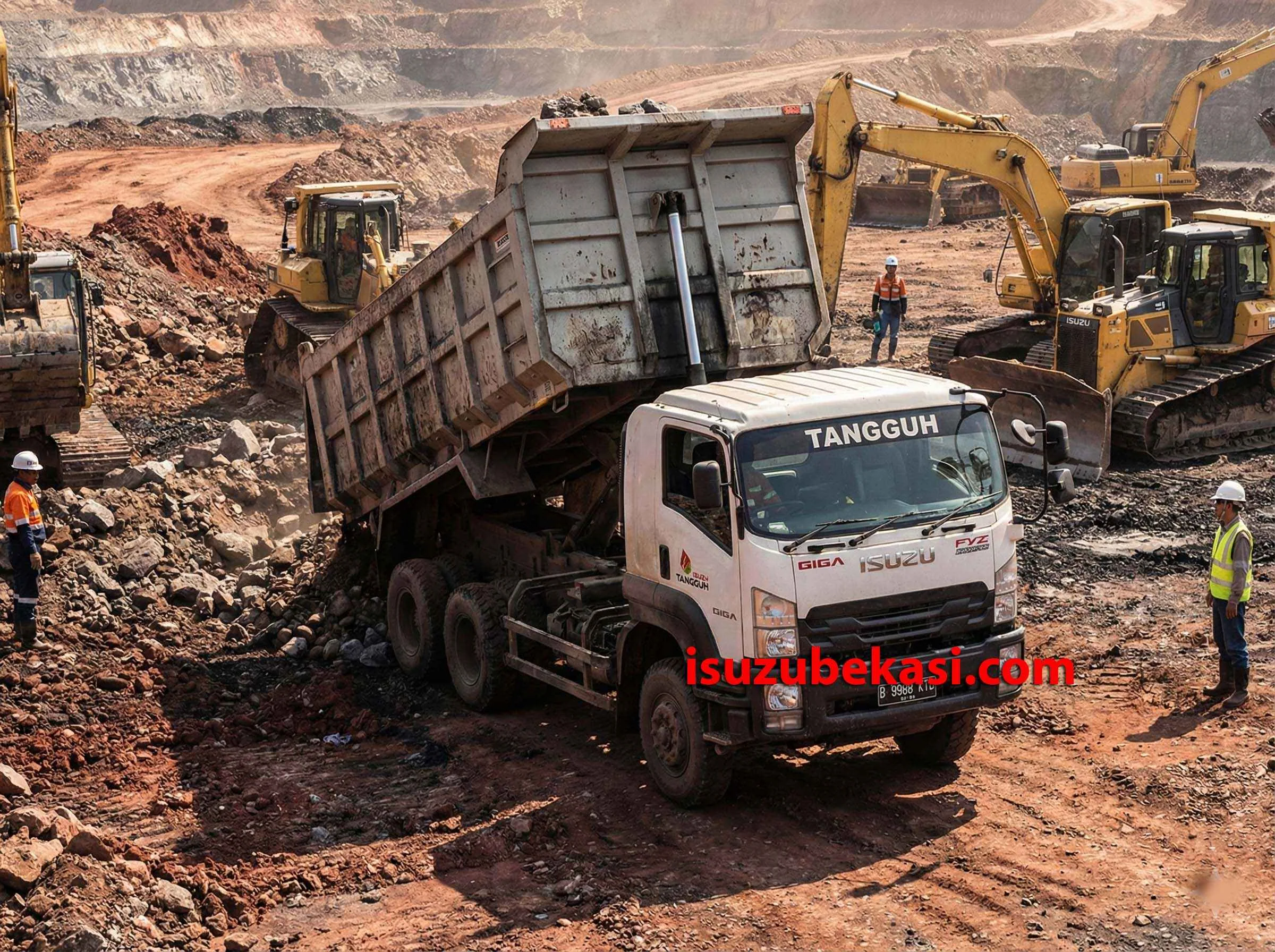 Isuzu Giga Karoseri Dump Truck