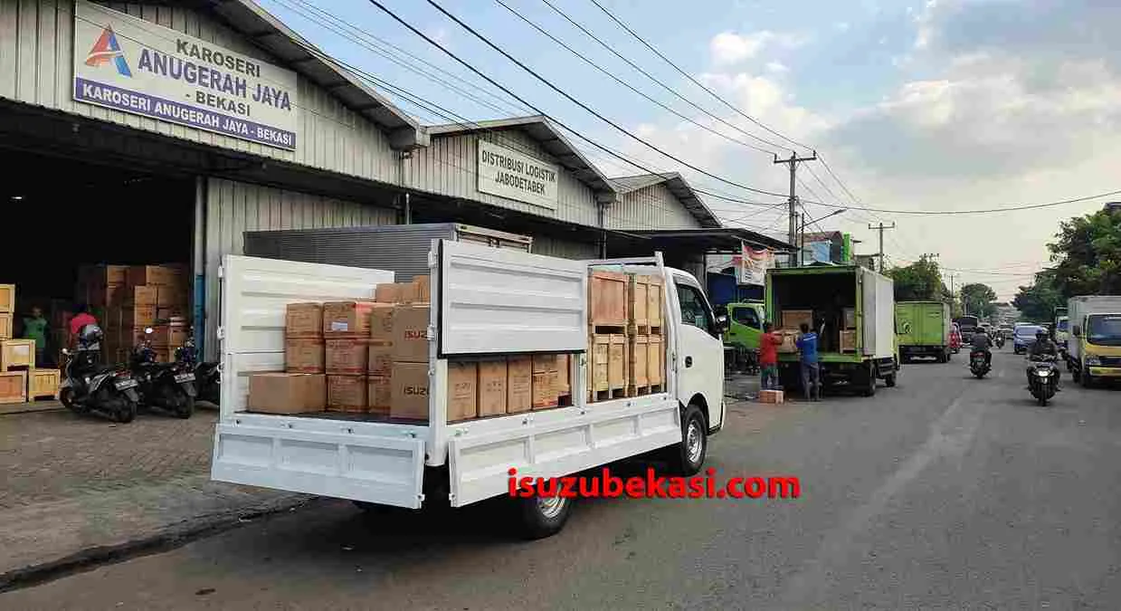Isuzu Traga Karoseri Bak 3Way Kebutuhan Usaha dan Distribusi di Bekasi